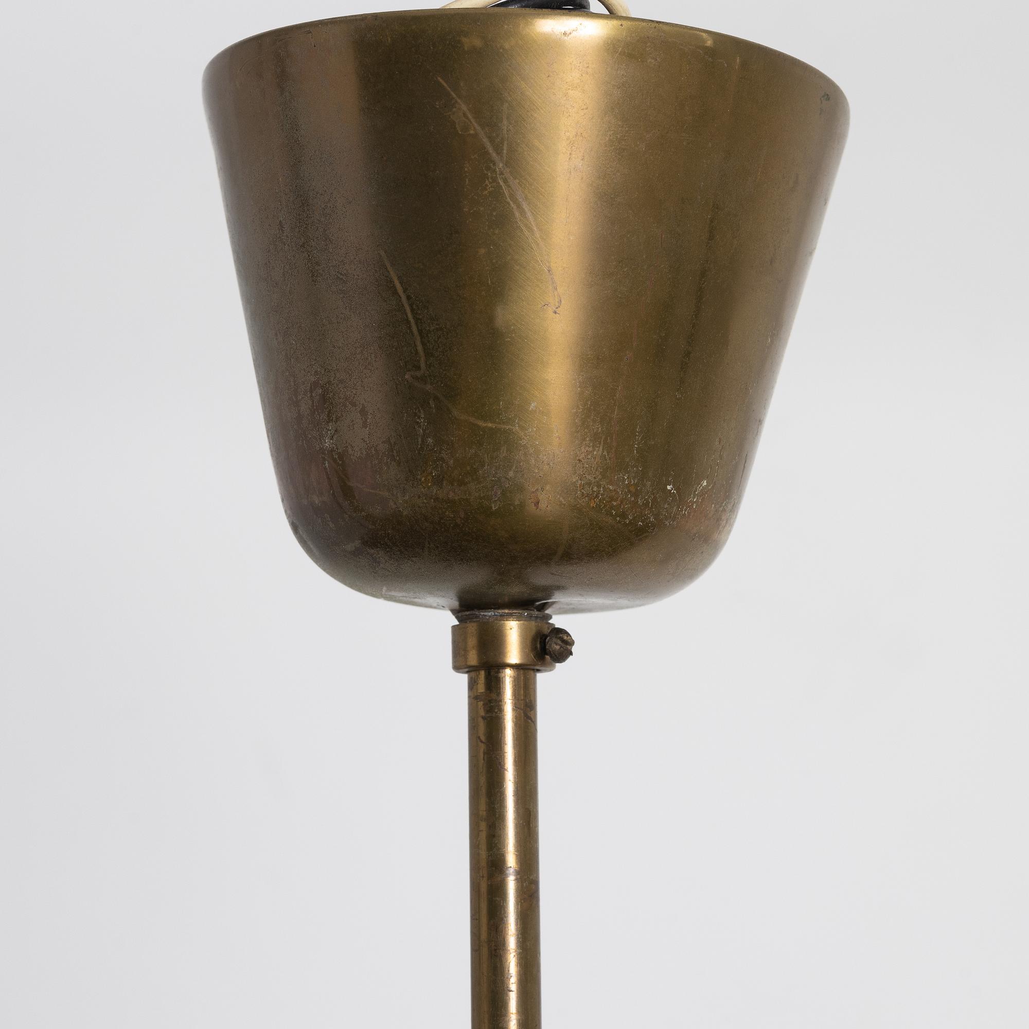 Harald Notini eller Uno Westerberg, a ceiling lamp model "12105", Arvid Böhlmarks Lampfabrik, Stockholm, 1950's.