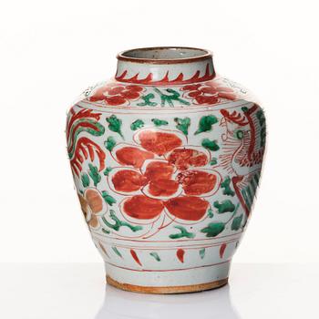 Kruka, porslin. Transition, 1600-tal.