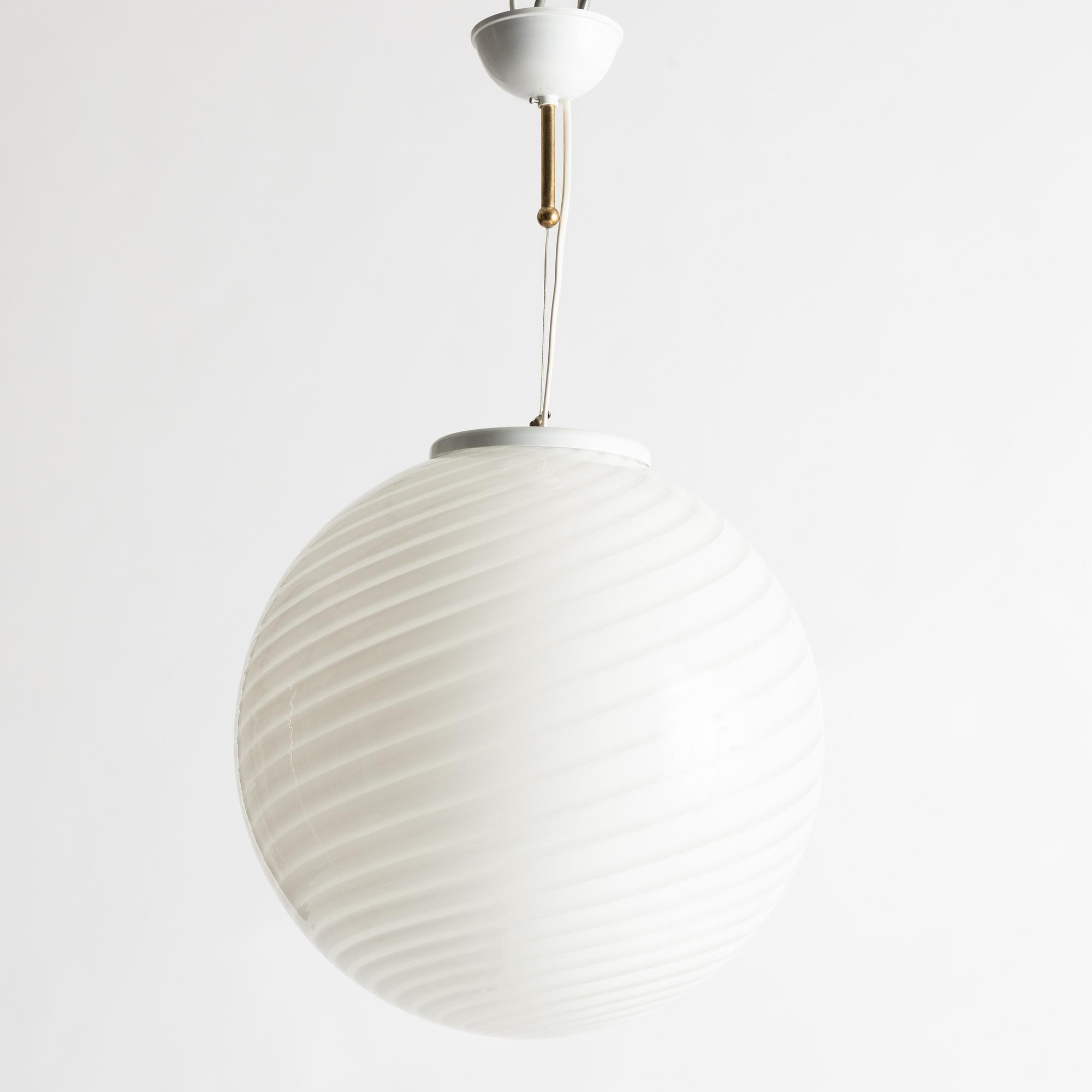 A Murano ceiling lamp, second half of the 20th century.