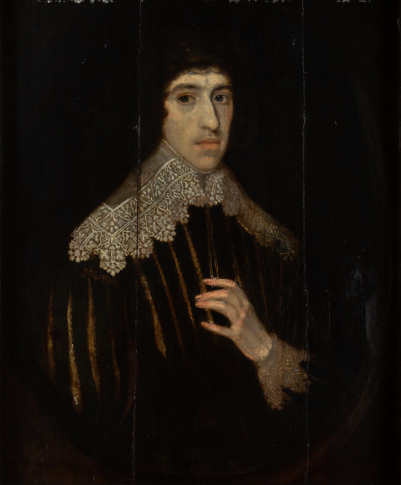 ENGLISH SCHOOL, 17th Century, oil on panel.