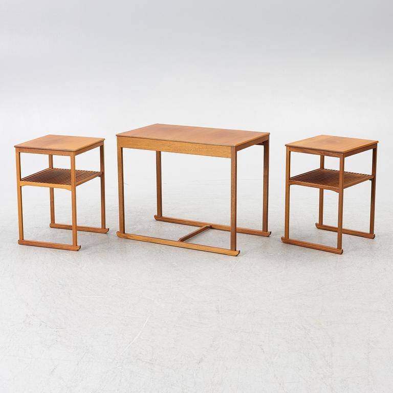Carl Malmsten, a nestle table, "The Sledge", late 20th century.