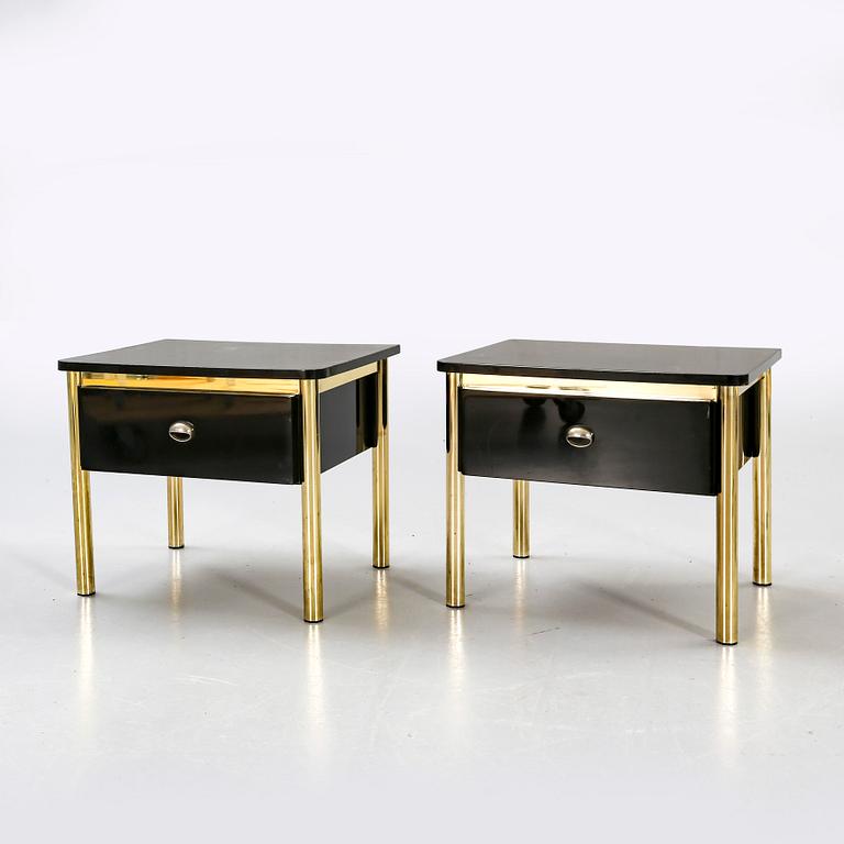 Bedside table, a couple, 1960s-70s.