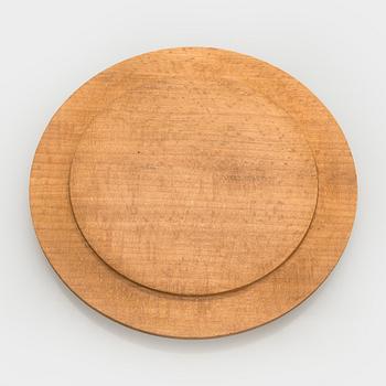 Aino Aalto, puinen alusta juustokupulle, Artek, 1900-luvun puoliväli.