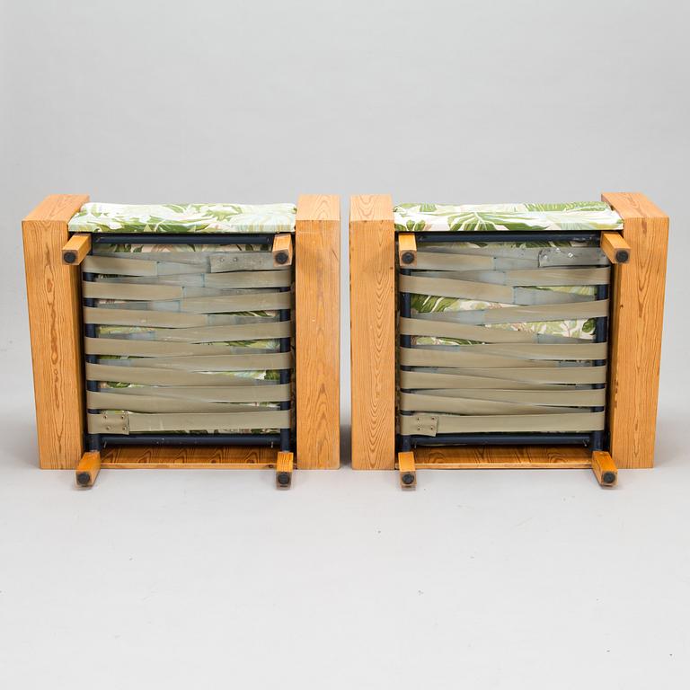 Kaijus & Päivi Harmia, A pair of armchairs for Rintalan Huonekalutehdas 1968, Finland.