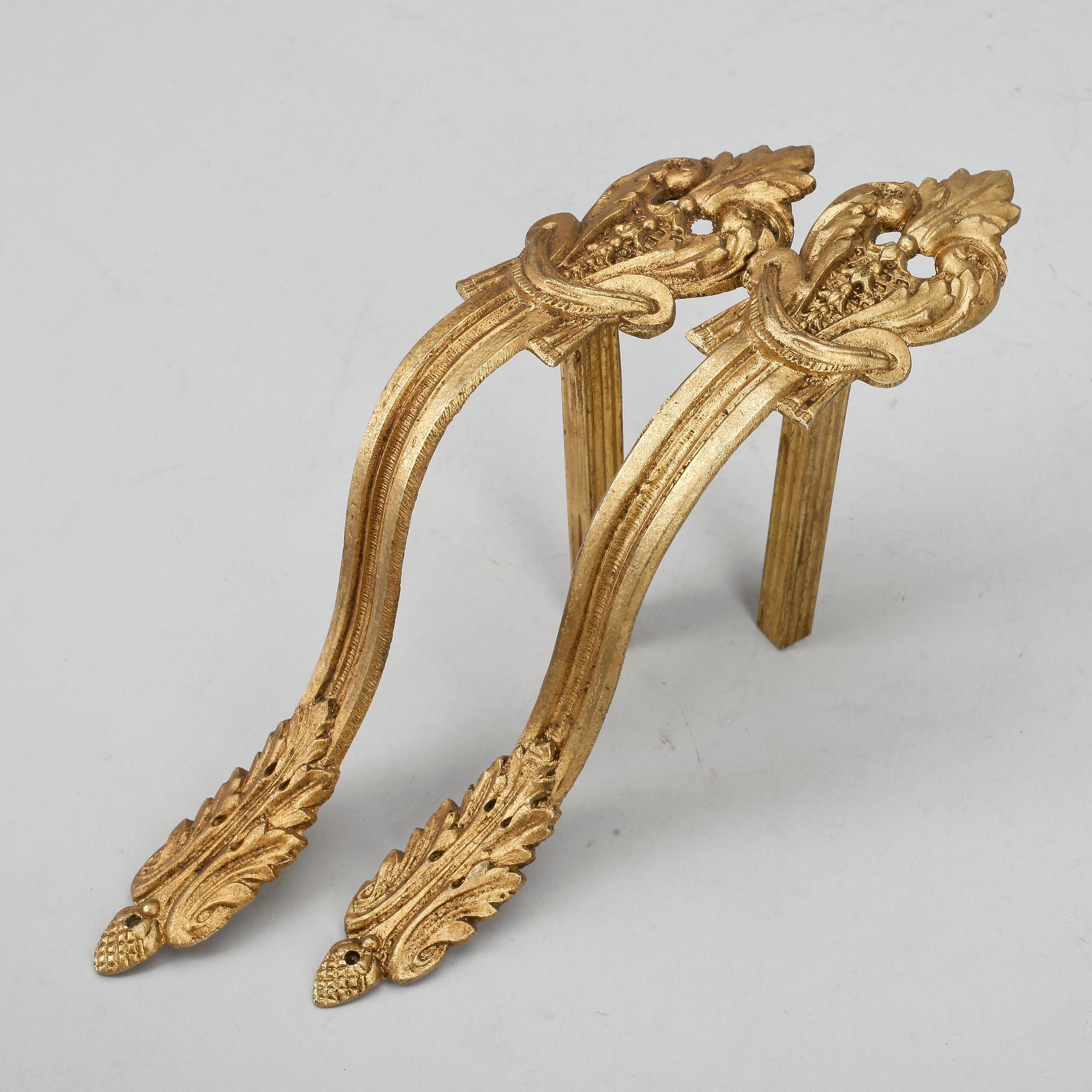 Gardinomtag, ett par, omkring 1900.