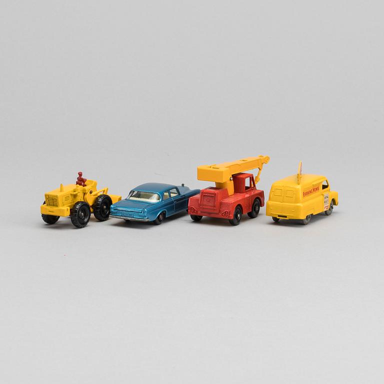 LESNEY MATCHBOX SERIES FOUR CARS.