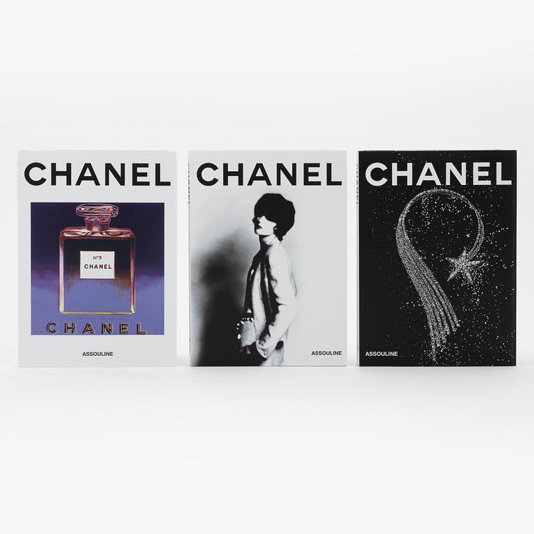 Chanel, four coffee table books.