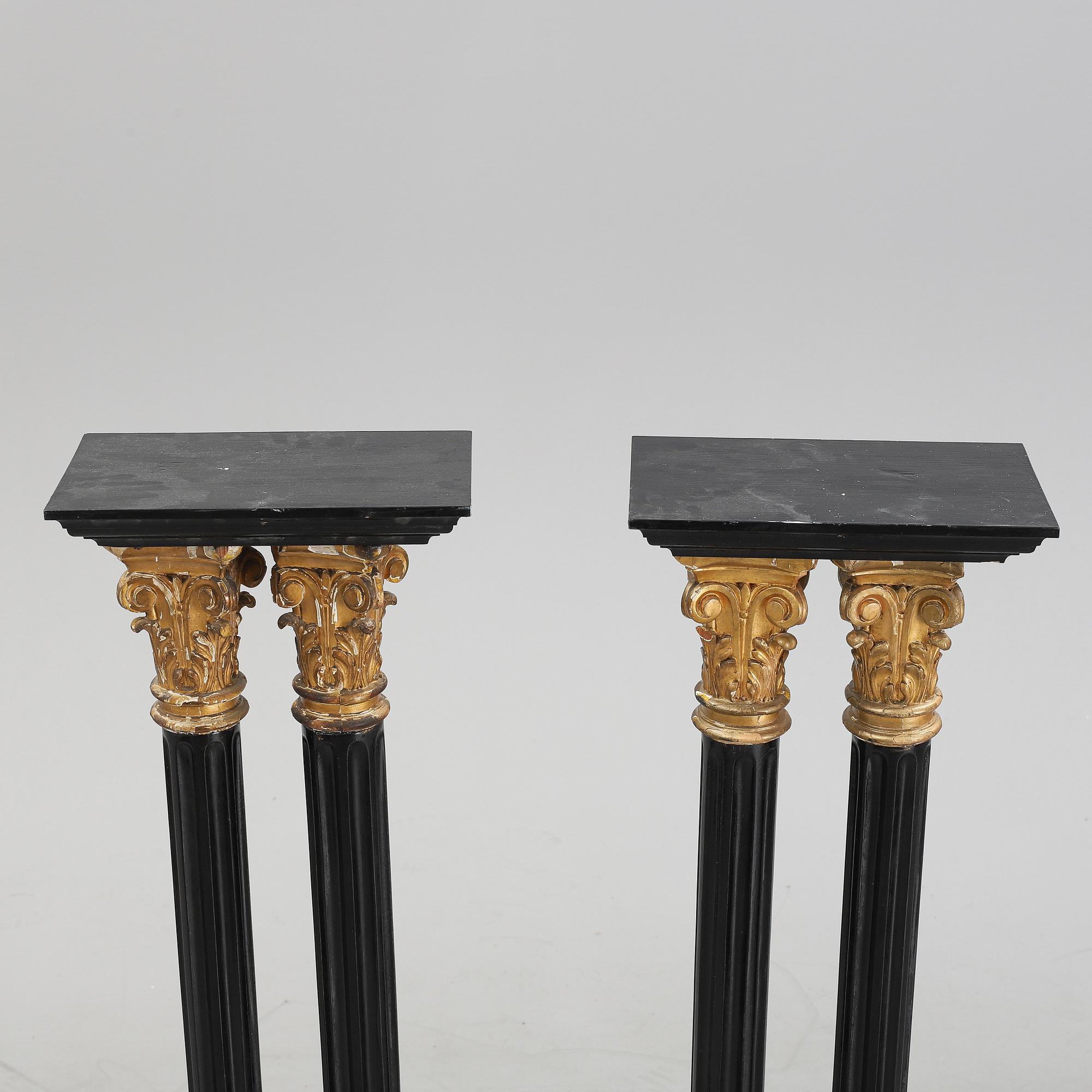 A pair of columns, first half of the 20th century.