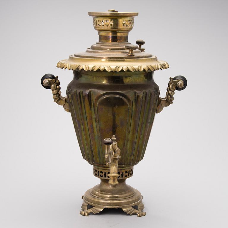 SAMOVAR, Batashev, Tula, Ryssland, sekelskiftet 1900.