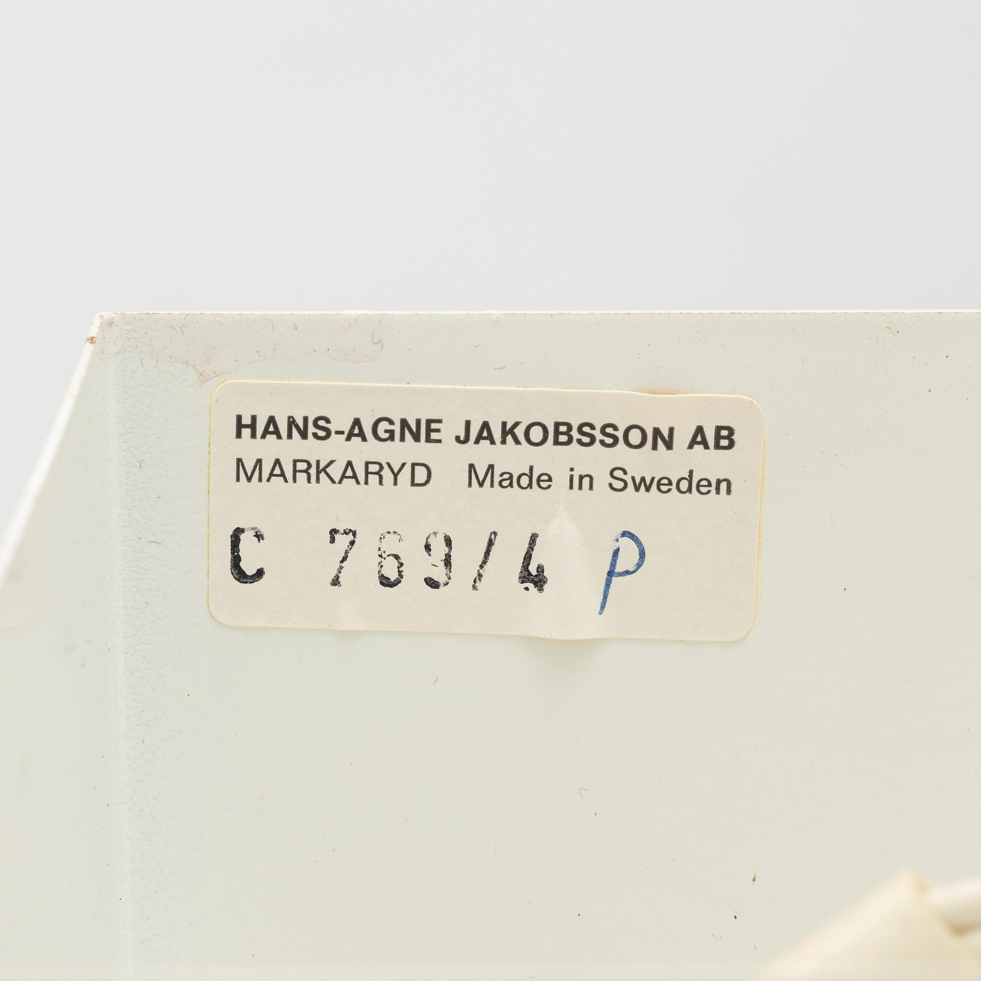 Hans-Agne Jakobsson, a ceiling light 'C769 4 P/Selctra', Hans Agne Jakobsson AB, Markaryd.
