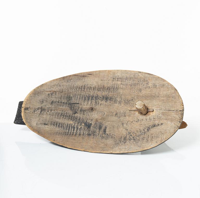 Two carved and painted duch decoys, circa 1900.