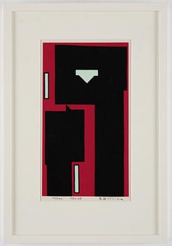 Olle Bærtling, "Egypte - formes noires dans le rouge".