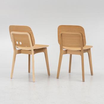 Claesson Koivisto Rune, chairs, 2 pcs, "Röhsska", Swedese, prototypes.