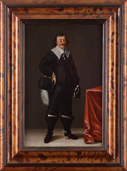 Jan Cornelisz Verspronck Circle of, Portrait of a gentleman dressed in black.