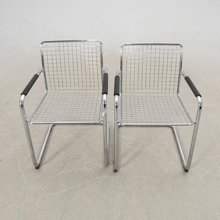 Karmstolar, ett par, 1970-tal.