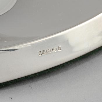 LJUSSTAKAR, ett par, silver, utländska stämplar, 1900-talets andra hälft.