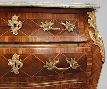 A Swedish Rococo 18th century commode.