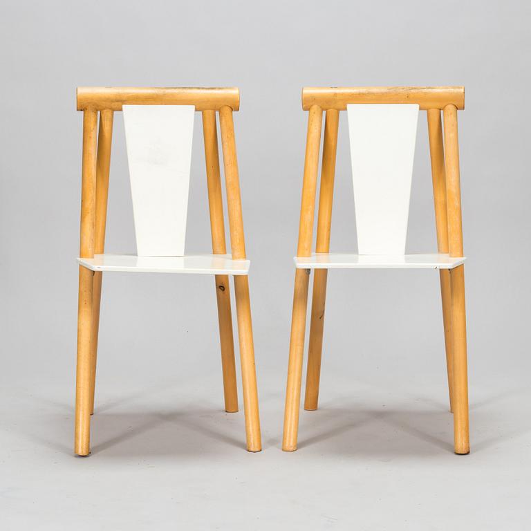 Yrjö Viherheimo & Rudi Merz, 5 stolar och bord, "Pinna", Korkeakoski Oy.