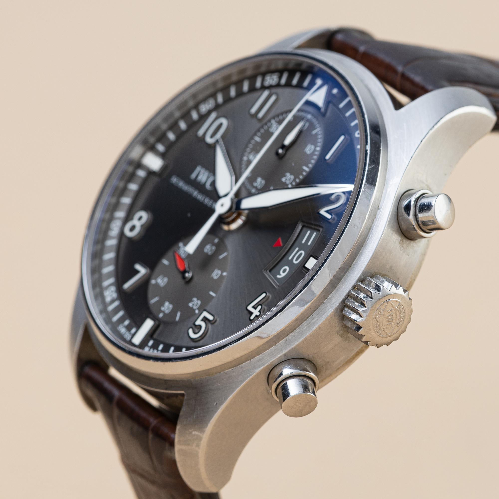 IWC, Schaffhausen, Pilot's Watch, Spitfire Chronograph, "flyback", ca 2014.