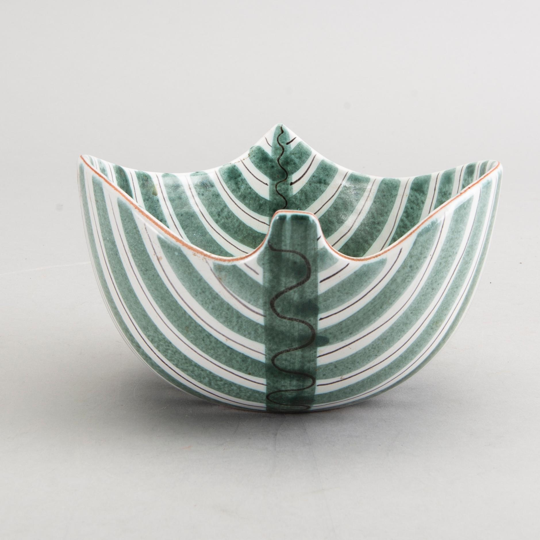 STIG LINDBERG, SKÅL, fajans, Gustavsberg.