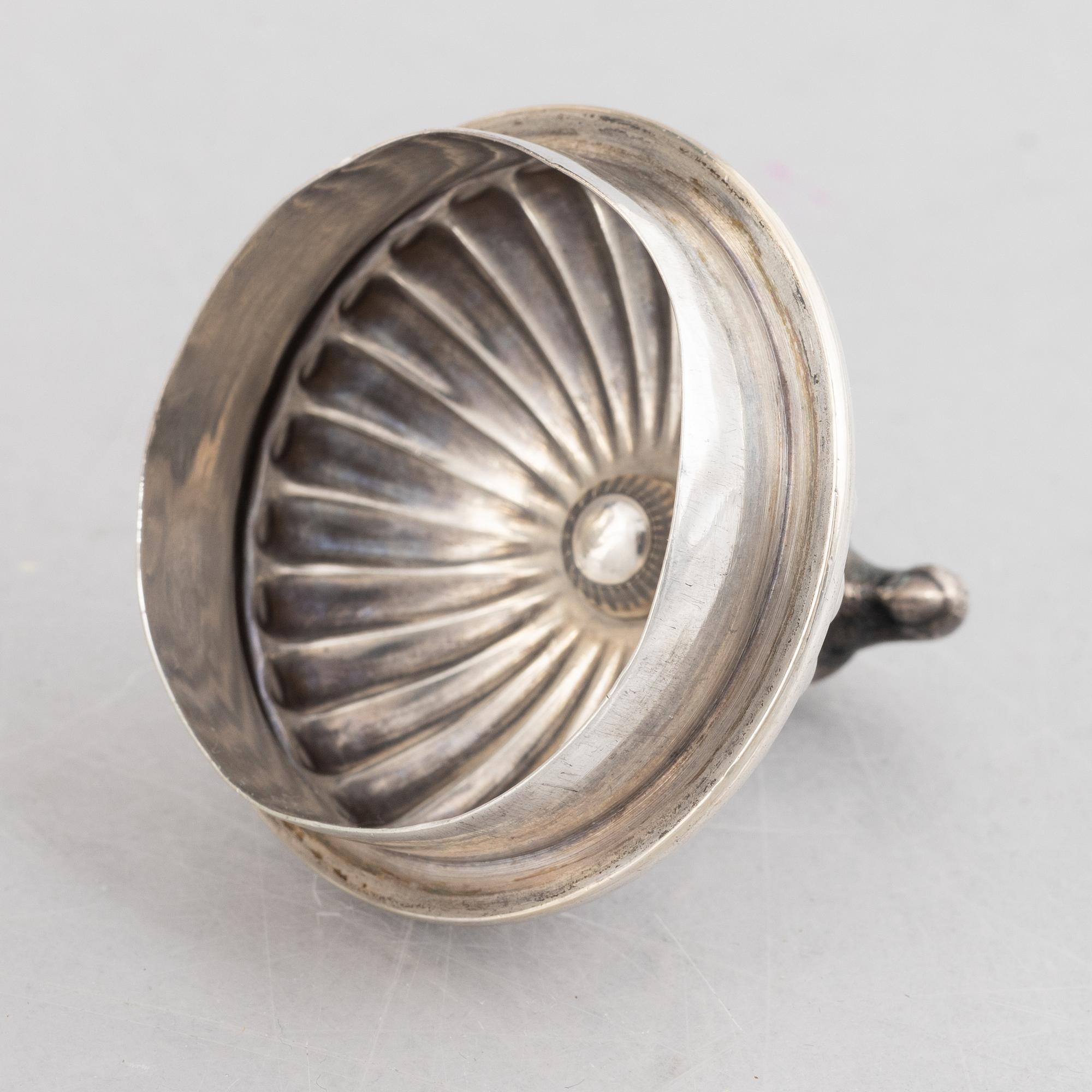 Coffee pot, silver, Empire style, CG Hallberg Stockholm, 1932.