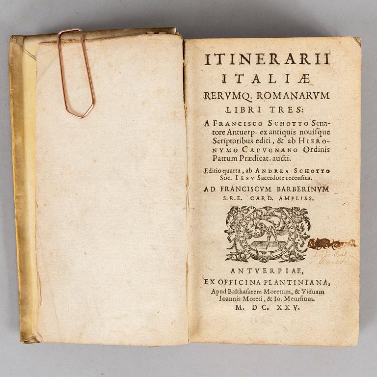 Romersk historia, proveniens bl. a. Warner Groen (1770-1834) (4 vol).