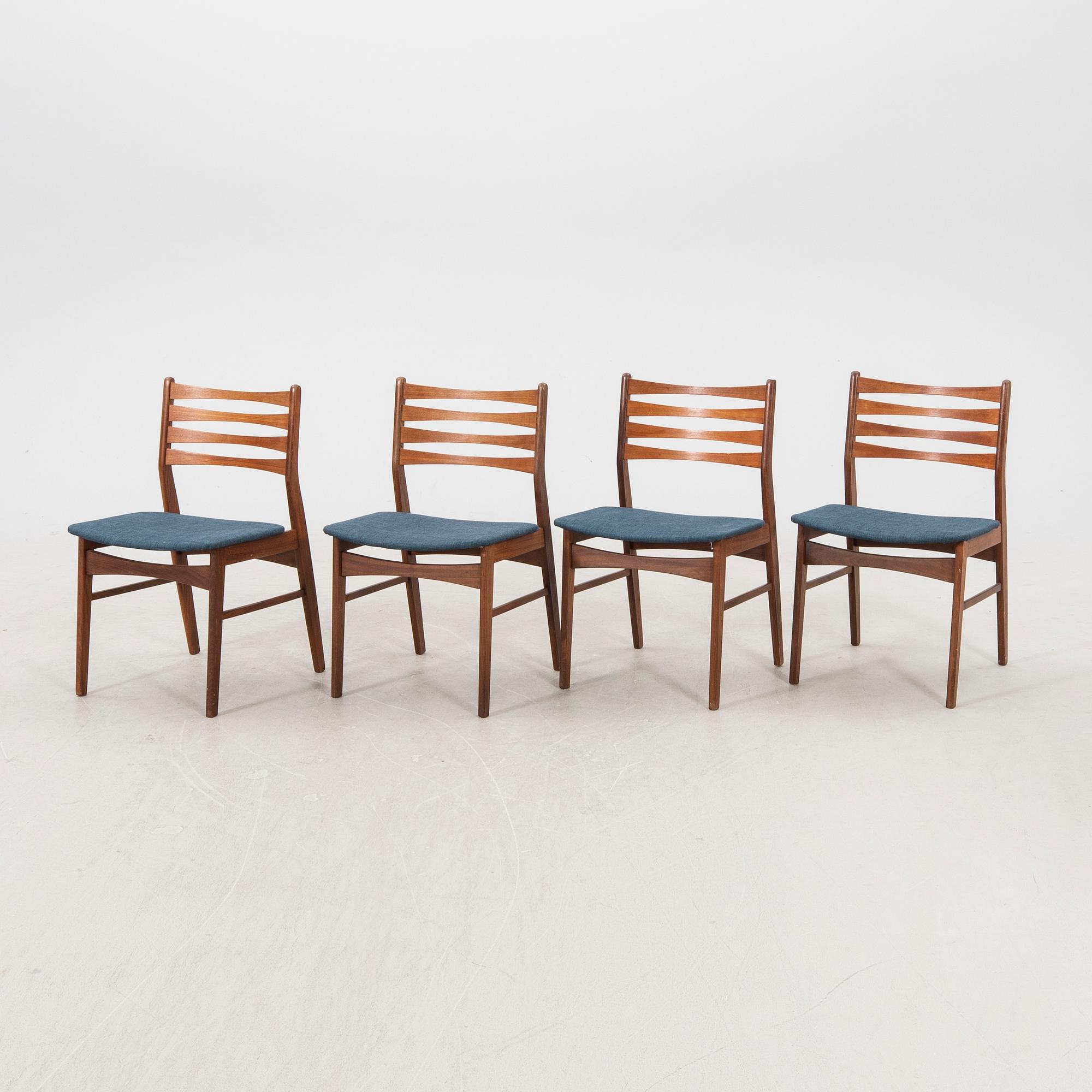 Stolar 4 st troligen Danmark 1960-tal.