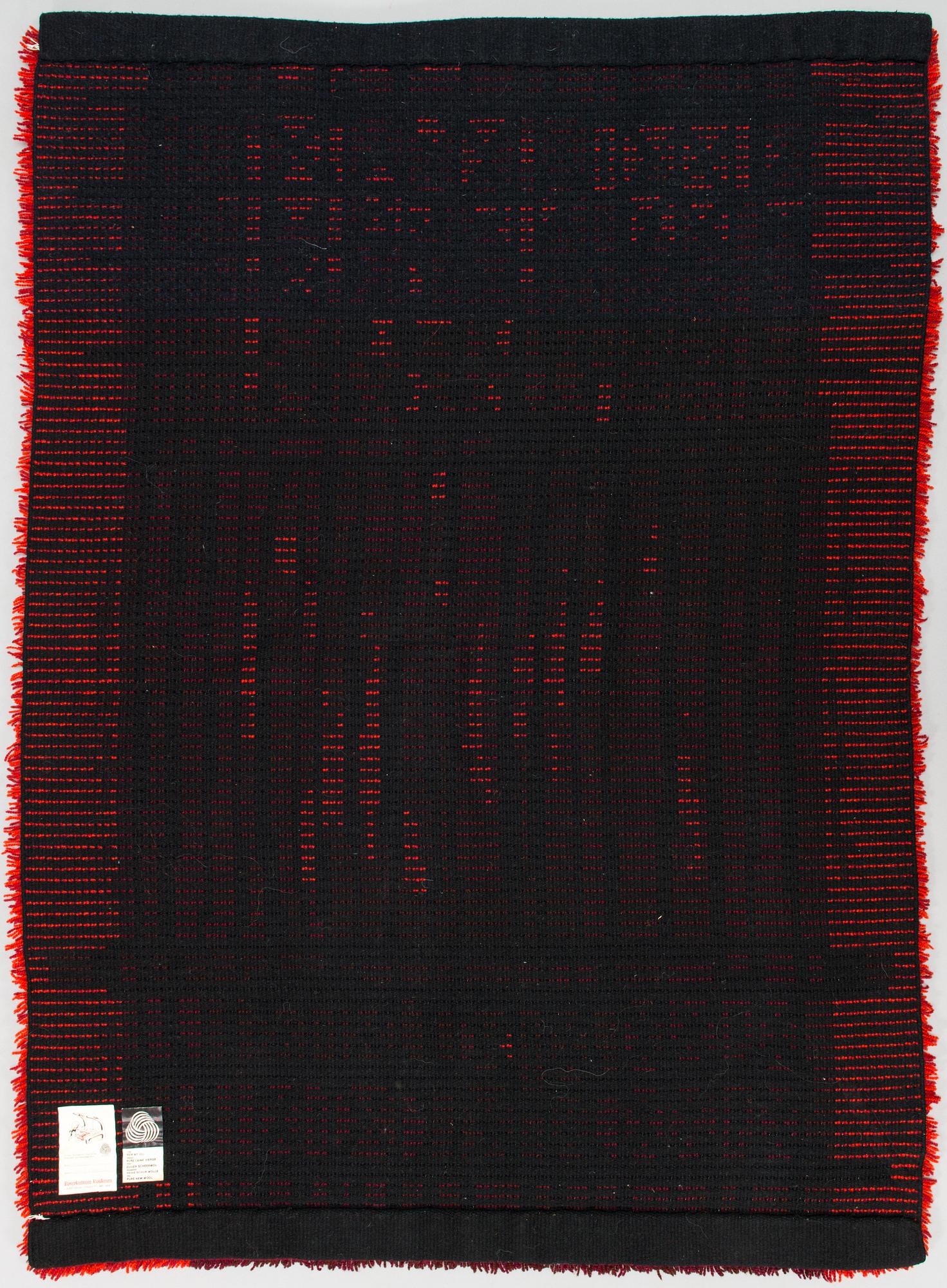 Kirsti Ilvessalo, ryijy, Ryijykutomo Koskinen. Noin 150x107cm.