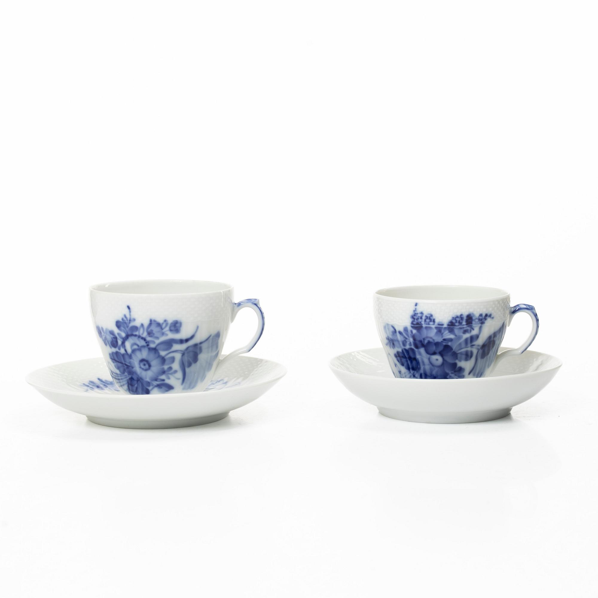 Royal Copenhagen, servis, 49 delar, "Blå Blomst", Danmark.