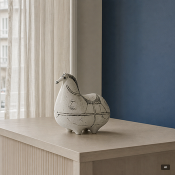Stig Lindberg, a 'Springare' figurine, Gustavsberg Studio.