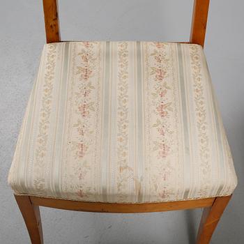 STOLAR, 4 st, Karl Johan och Karl Johan-stil, 1800 och 1900-tal.