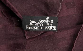 Hermès, scarf "Faconnee grand H".