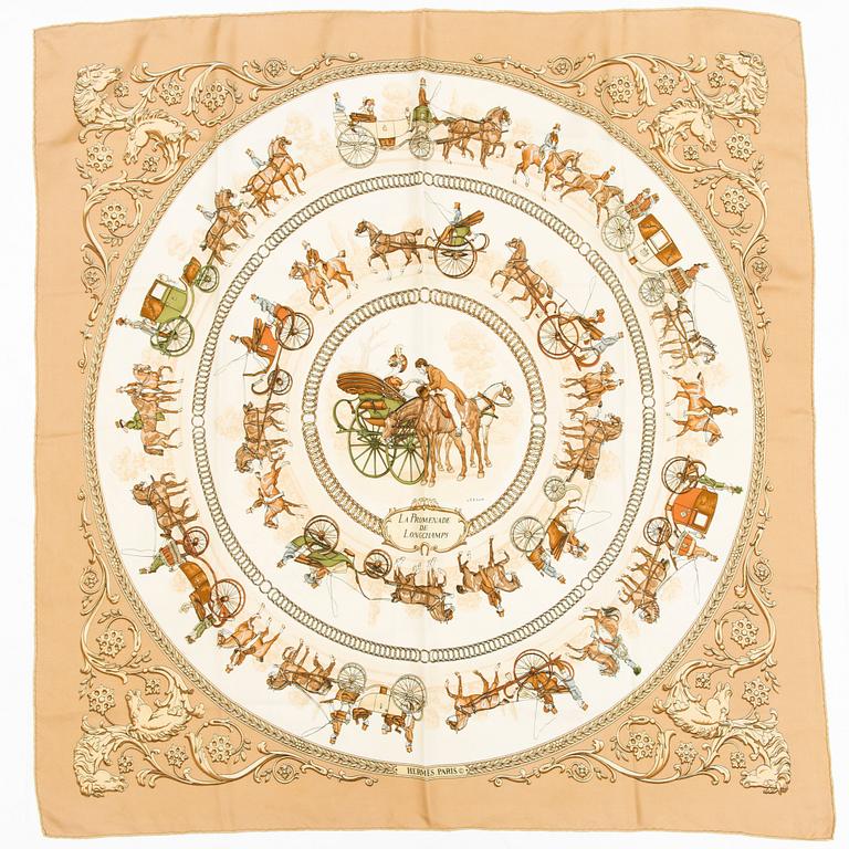 HERMÈS, "La Promenade de Longchamps", scarf.