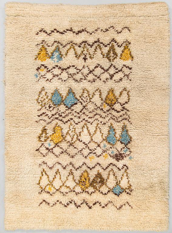 Hulda Potila, ryijy, malli Neovius oy. Noin 142 x 103 cm.