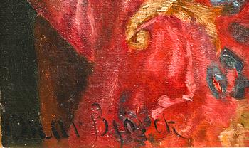 OSCAR BJÖRCK, olja på duk, sign.