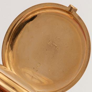 POCKET WATCH, hunter, Gèneve Schweiz, 54 mm.