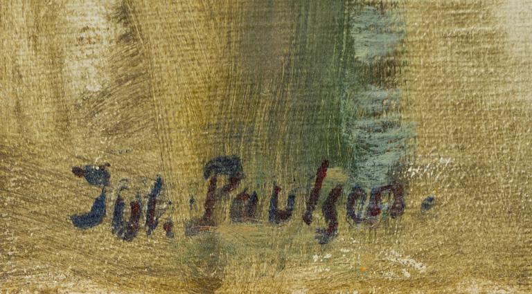 Julius Paulsen, Morning toilet.