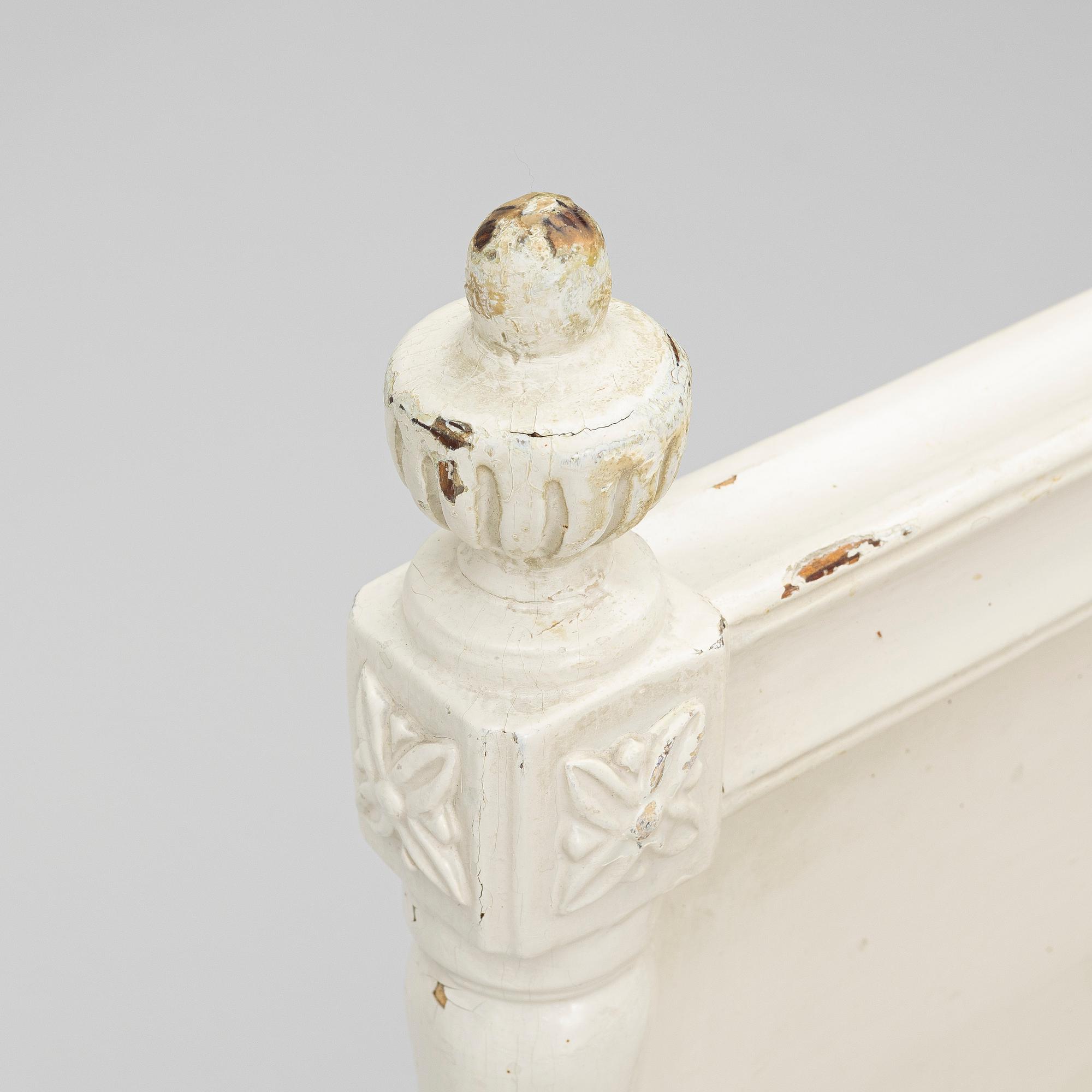 Bed frame, late 18th century, Gustavian.