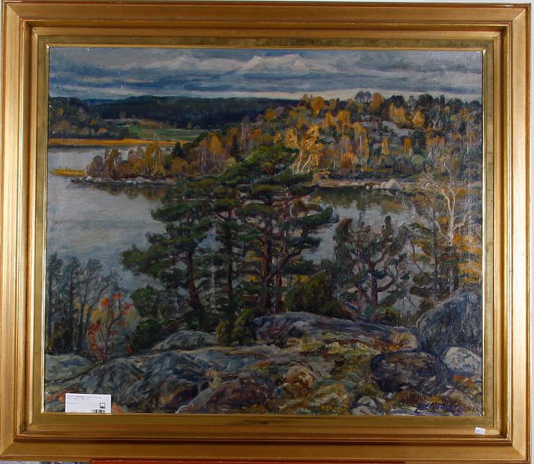 NORDBERG, OLLE. Olja på duk, sign o dat -31.