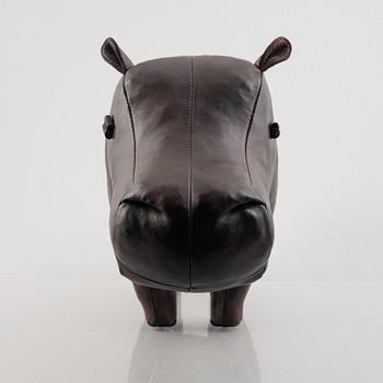 Dimitri Omersa & Co, a Hippopotamus foot stool, 21st century.
