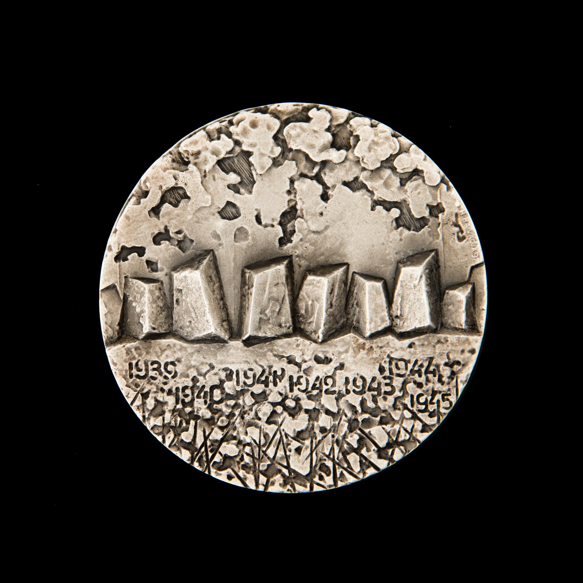 HEIKKI HÄIVÄOJA, MINNESMEDALJ, silver, C.G. MANNERHEIM 1867-1951, Finland 1997.