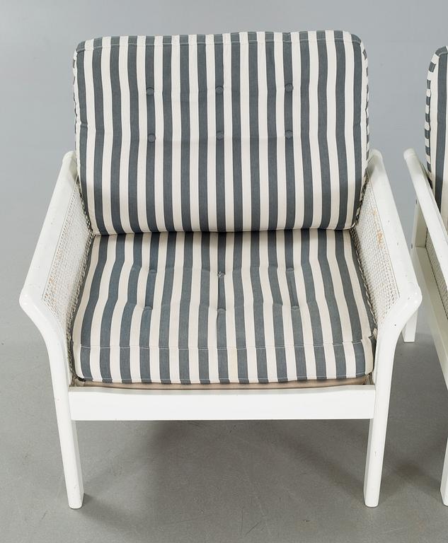 FÅTÖLJER, ett par, Dux, 1900-talets andra hälft.