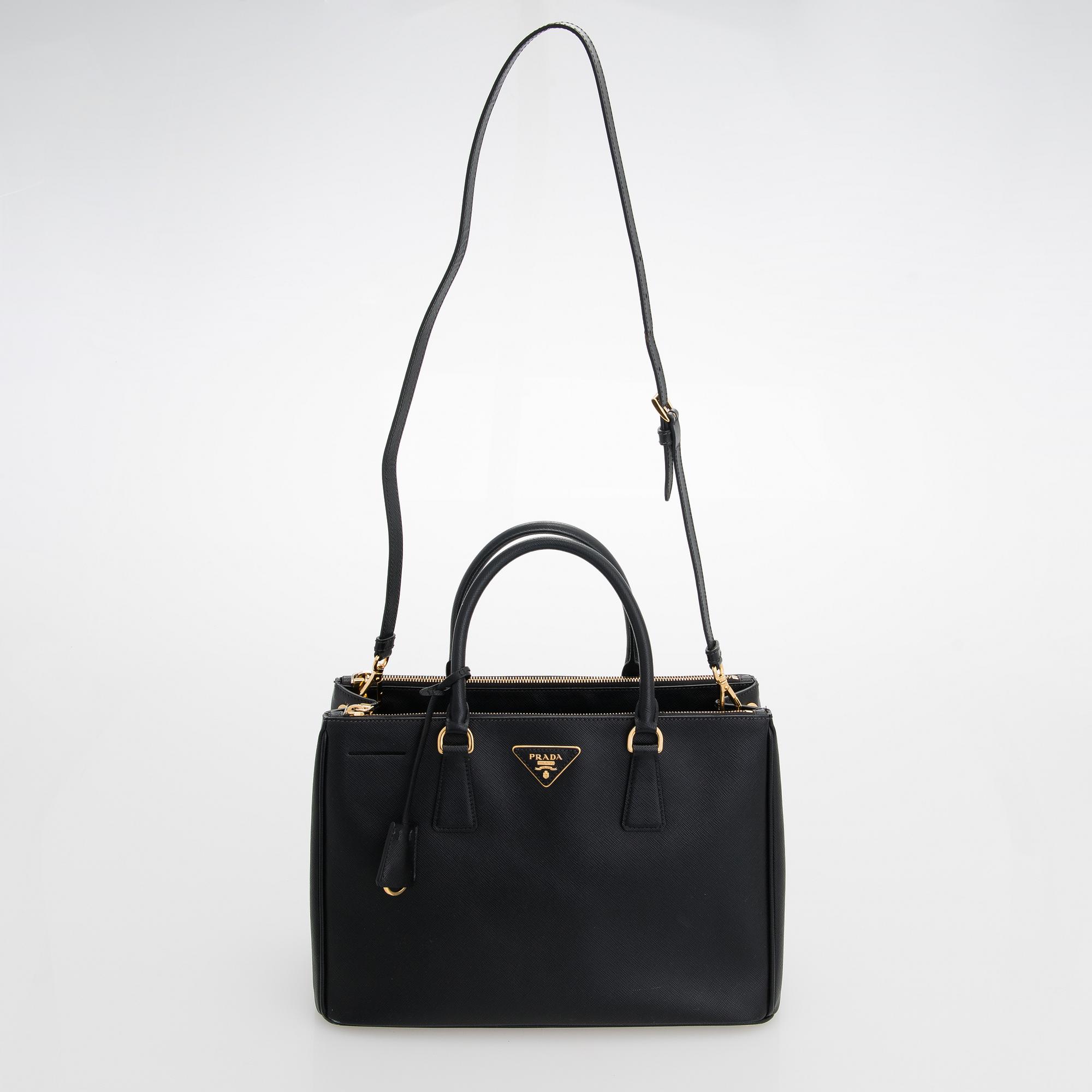 Prada, A 'Galleria' Saffiano Leather handbag.