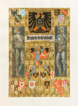 DEUTSCHE GEDENKHALLE, Leipzig circa 1905,