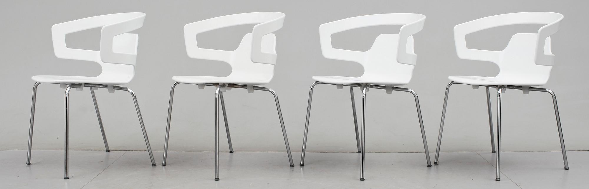 KARMSTOLAR, 4 st, "Segesta", Alfredo Häberli, Alias Design, formgiven 2002.