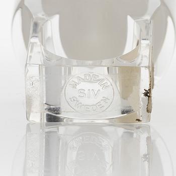 Siv Lagerström, three acrylic plastic rings, 1970s.