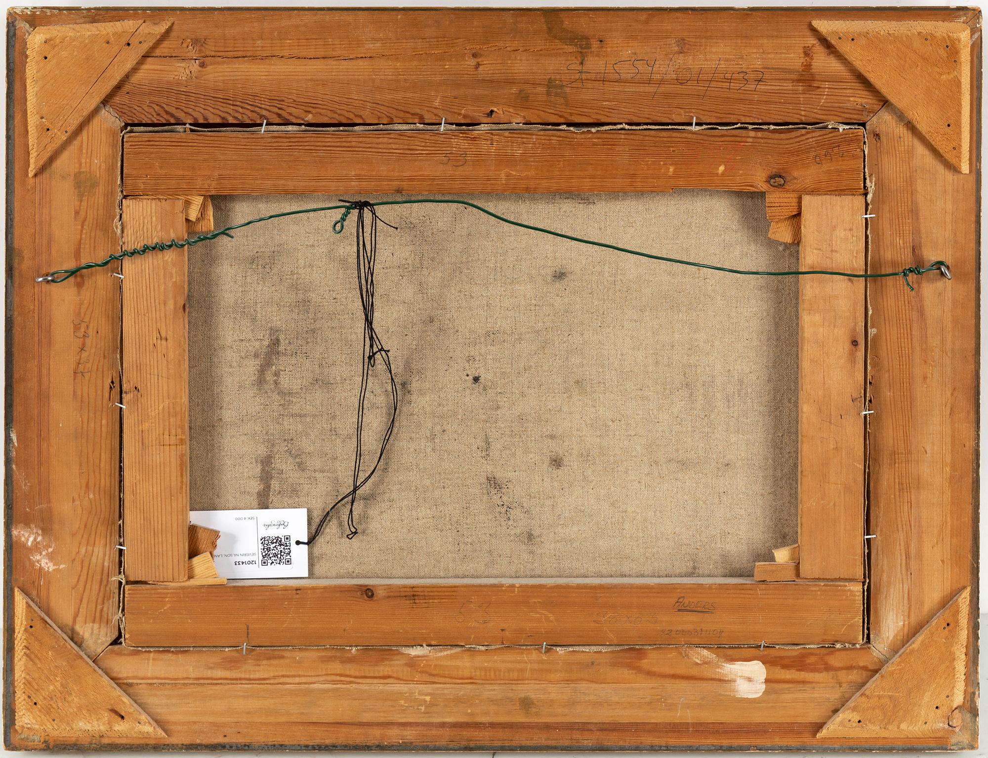 SEVERIN NILSON, oil on canvas, signed.