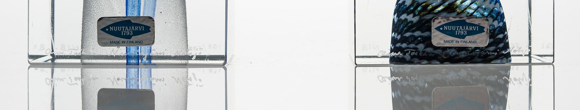 れれれ　set価格　oiva toikka  patagonia OIVA TOIKKA, LASIKUUTIOITA, 2 ST, signeeratut Oiva Toikka