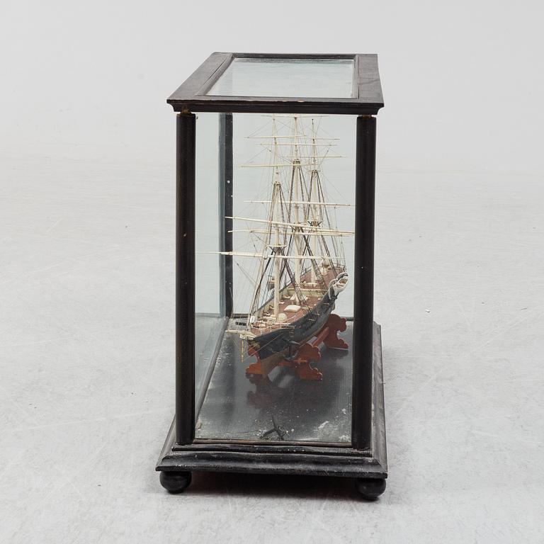 A 20th century model ship.