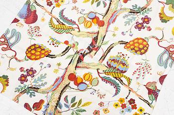 Josef Frank, a 'Vegetable Tree' curtain, Svenskt Tenn.